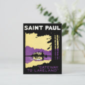 ヴィンテージセントポール，ミネソタ ポストカード (スタンド正面)