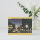 ヴィンテージセントラルアベニューフェニックスアリゾナポストカード ポストカード (スタンド正面)