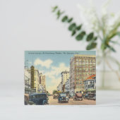 ヴィンテージセントラルアベニュー，サンクトペテルブルグフロリダ ポストカード (スタンド正面)