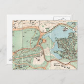 ヴィンテージセントラルパークの地図(1860年) ポストカード (正面/裏面)