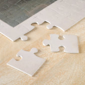 ヴィンテージセントラルパークアイス絵画スケートで滑るズ(1861) ジグソーパズル (側面)