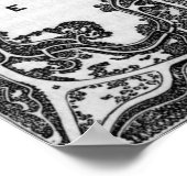 ヴィンテージセントラルパークNYCの地図(1879) ポスター (角)