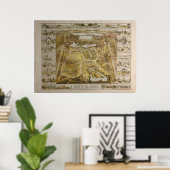 ヴィンテージセントラルパークNYC図鑑マップ(1863) ポスター (ホームオフィス)