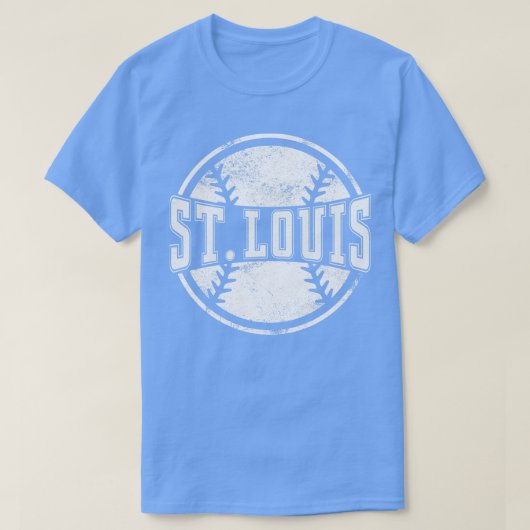 ヴィンテージセントルイス野球チームギフト Tシャツ (デザイン正面)