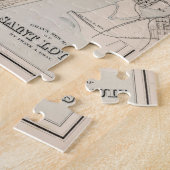 ヴィンテージセントルイスMOの地図(1884) ジグソーパズル (側面)