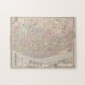 ヴィンテージセントルイスMOの地図(1884) ジグソーパズル (横)
