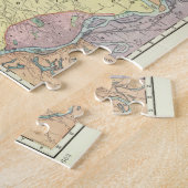 ヴィンテージセントルイスMOの地図(1897) ジグソーパズル (側面)