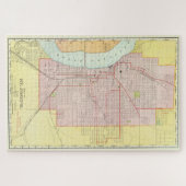 ヴィンテージセント・ジョセフ・ミズーリの地図（1897年） ジグソーパズル (横)