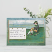 ヴィンテージセント・パトリックの子どもと挨拶の日 カード (スタンド正面)