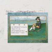 ヴィンテージセント・パトリックの子どもと挨拶の日 ポストカード (正面/裏面)