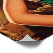 ヴィンテージセント・パトリックの日が終わる ポスター (角)