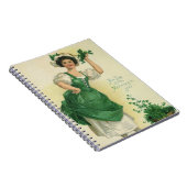 ヴィンテージセント・パトリックの日のクラス、ラッキーシャムロック ノートブック (右側)