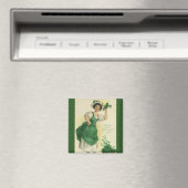 ヴィンテージセント・パトリックの日のクラス、ラッキーシャムロック マグネット (インサイチュ (食洗機))