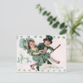 ヴィンテージセント・パトリックの日のポストカード ポストカード (スタンド正面)