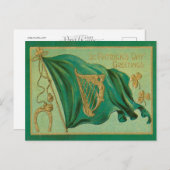 ヴィンテージセント・パトリックの日はがき シーズンポストカード (正面/裏面)