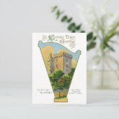 ヴィンテージセント・パトリックの日はがき ポストカード (スタンド正面)