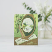 ヴィンテージセント・パトリックの日はがき ポストカード (スタンド正面)