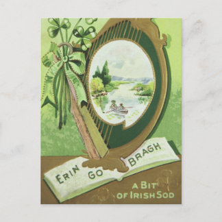 ヴィンテージセント・パトリックの日はがき ポストカード