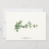 ヴィンテージセント・パトリックのTop Hatとの一日の挨拶 シーズンカード (裏面)