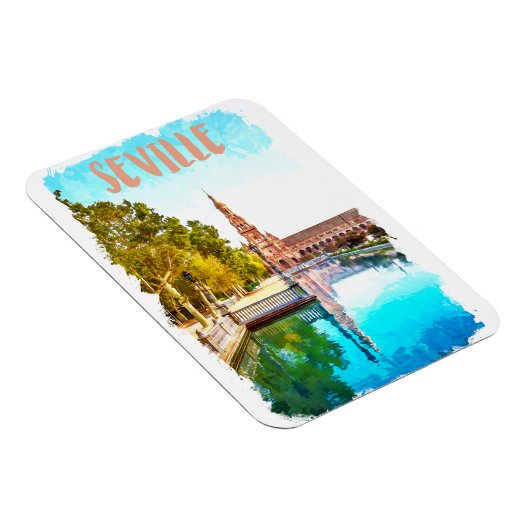 ヴィンテージセヴィラスペインアンダルシア マグネット (右側)