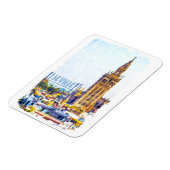 ヴィンテージセヴィルスペイン大聖堂シティビュー マグネット (左側)