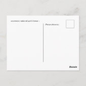 ヴィンテージセヴェネス国立公園フランス ポストカード (裏面)