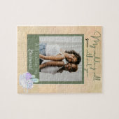 ヴィンテージセージの花嫁の提案 ジグソーパズル (横)