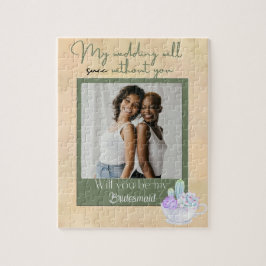 ヴィンテージセージの花嫁の提案 ジグソーパズル
