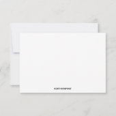 ヴィンテージセージグリーンフランスのリース朝食 出欠カード (裏面)