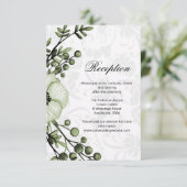 ヴィンテージセージグリーンボホ披露宴 エンクロージャーカード (スタンド正面)