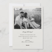 ヴィンテージセージジンガム両面ファミリーフォト シーズンカード (裏面)