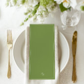 ヴィンテージセージ緑と青ストライプの結婚のメニュー メニュー