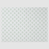 ヴィンテージセージ緑のダマスクパターンの切り離し 薄葉紙 (正面)