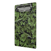 ヴィンテージセージ緑の工具革 ミニクリップボード (アングル2)