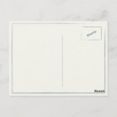 ヴィンテージセーフティマッチ付きポストカードプリント ポストカード (裏面)