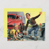 ヴィンテージセーフティ巡視救済警備員の少女 (正面/裏面)