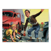 ヴィンテージセーフティ巡視救済警備員の少女 (正面横)