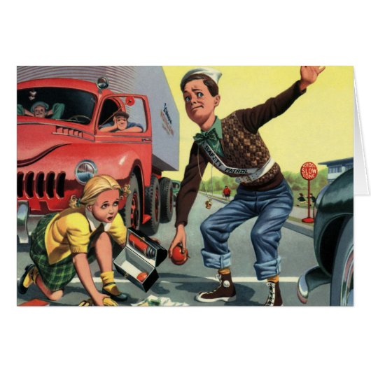 ヴィンテージセーフティ巡視救済警備員の少女 (正面横)