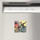 ヴィンテージセーフティ巡視救済警備員の少女 マグネット (インサイチュ (食洗機))