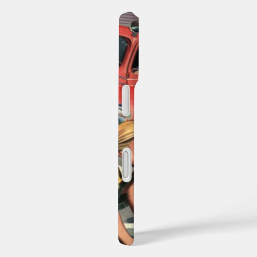 ヴィンテージセーフティ巡視救済警備員の少女 Case-Mate iPhoneケース (裏面 / 右)