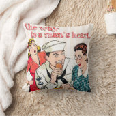 ヴィンテージセーラーと主婦おもしろい50sスケッチ クッション (ブランケット)