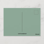 ヴィンテージセーラーインブルーライディング七面鳥感謝祭 ポストカード (裏面)