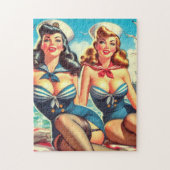 ヴィンテージセーラーピンアップ ジグソーパズル (縦)