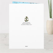 ヴィンテージセーラーボーイ父の日 カード (裏面)