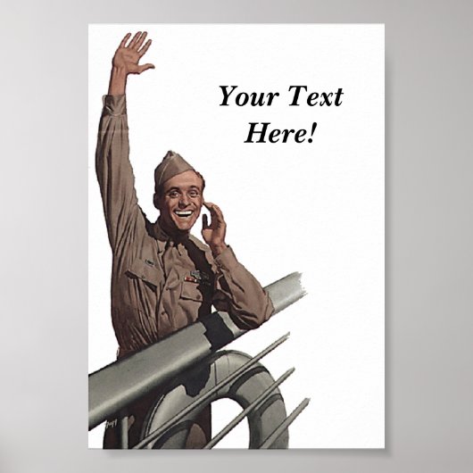 ヴィンテージセーラー叫び出しポスター ポスター (正面)