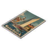 ヴィンテージセーリングボートリスボン ノートブック (左側)