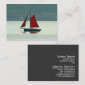 ヴィンテージセーリングヨットカーディフベイ 名刺 (正面/裏面)