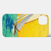 ヴィンテージセールボートフランスの旅行 Case-Mate iPhoneケース (裏面 (横))