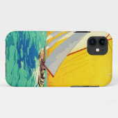 ヴィンテージセールボートフランスの旅行 Case-Mate iPhoneケース (裏面(横))