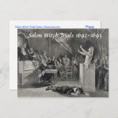 ヴィンテージセーレムウィッチトライアル、セーレムMAポストカード ポストカード (正面/裏面)